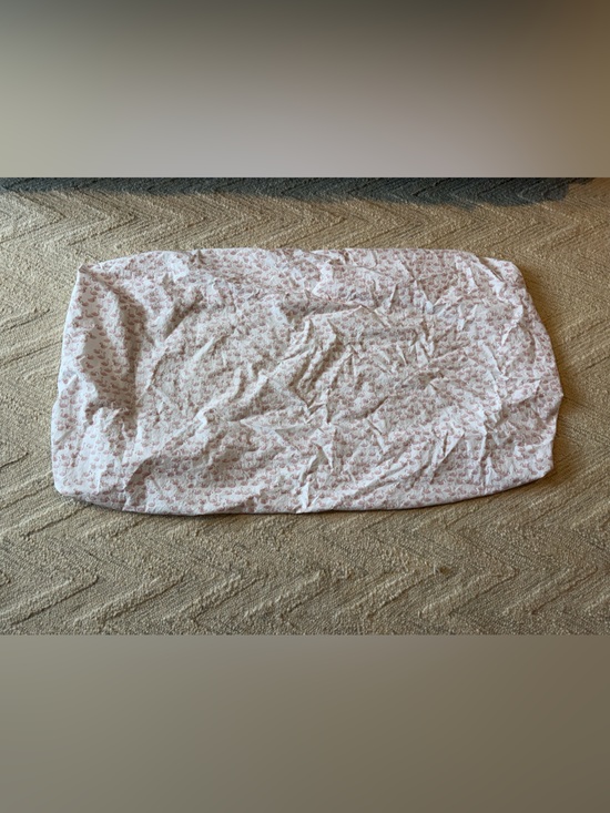 Pottery Barn Kids Other - Pottery Barn Kids Watercolor Swan Organic Crib Fitted Sheet